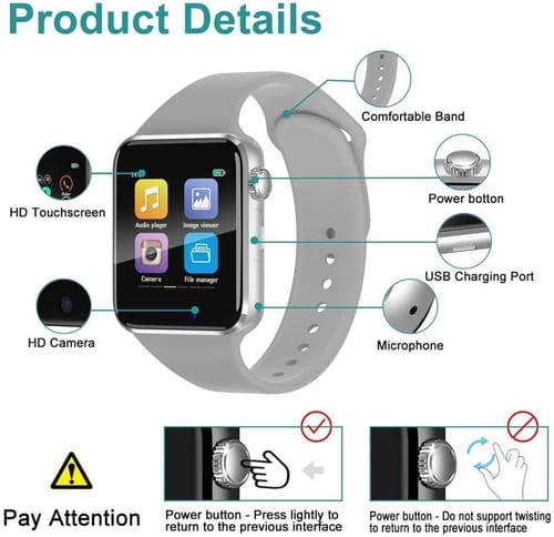 Review Aeifond Bluetooth Touch Screen Smartwatch
