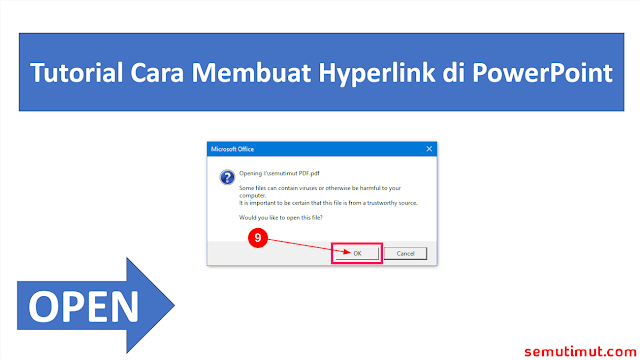 cara membuat hyperlink di powerpoint ke pdf