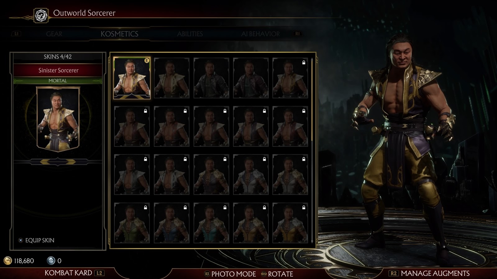 Mortal Kombat 1 updated DLC character select screen 1 out of 2