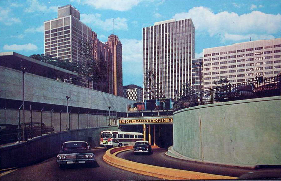 transpress nz tunnel to Canada at Detroit