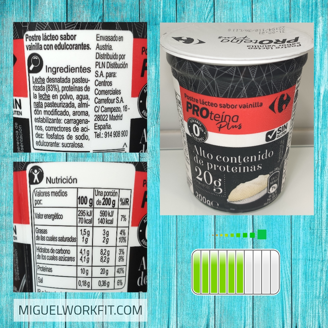 Postre Carrefour - MIGUELWORKFIT