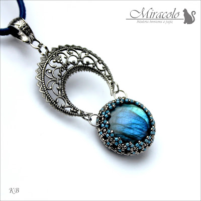 labradoryt, wisiorek, labradorite pendant, miracolo