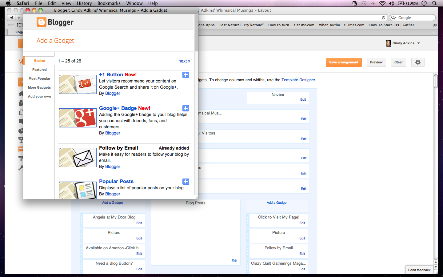 Whimsical Musings Magazine: How to Add a Blog Button to Blogger