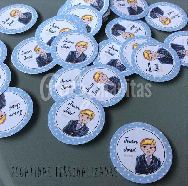 pegatinas personalizadas primera comunión