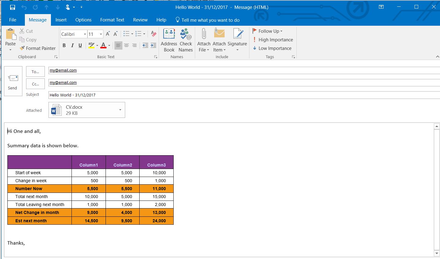 Automate Office with Python: Sending HTML messages in Outlook