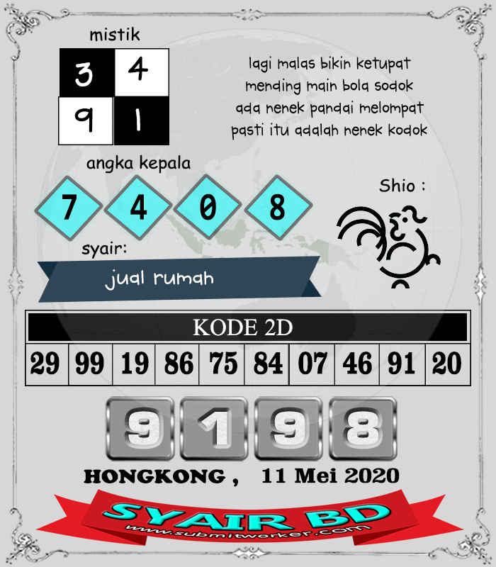 Syair Hk Senin 11 Mei 2020 Forum Syair Bd Togel Hk Syair Win