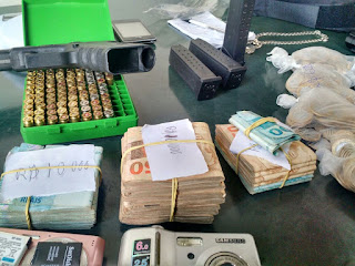 Forças Policiais - Materiais apreendidos Forças Policiais - Materiais apreendidos
