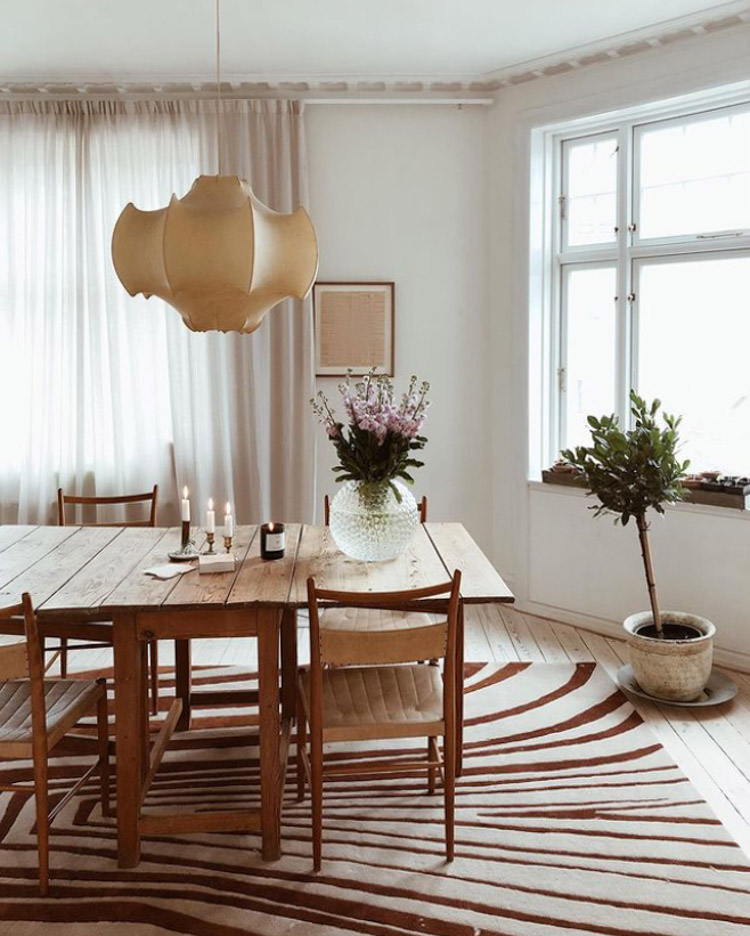 Warm Tones and Texture In An Elegant Copenhagen Apartment