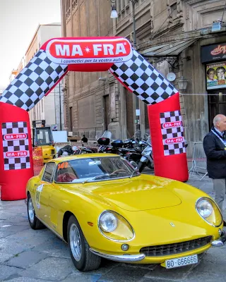 Road trip in Sicily - Ferraris at Targa Florio in Palermo