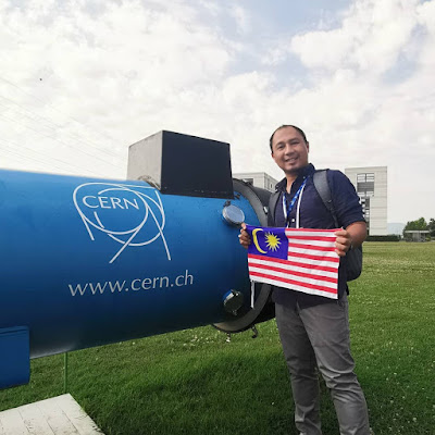 Guru Malaysia pertama bagi kursus guru antarabangsa di CERN, Pusat Nuklear Eropah di Geneva, Switzerland