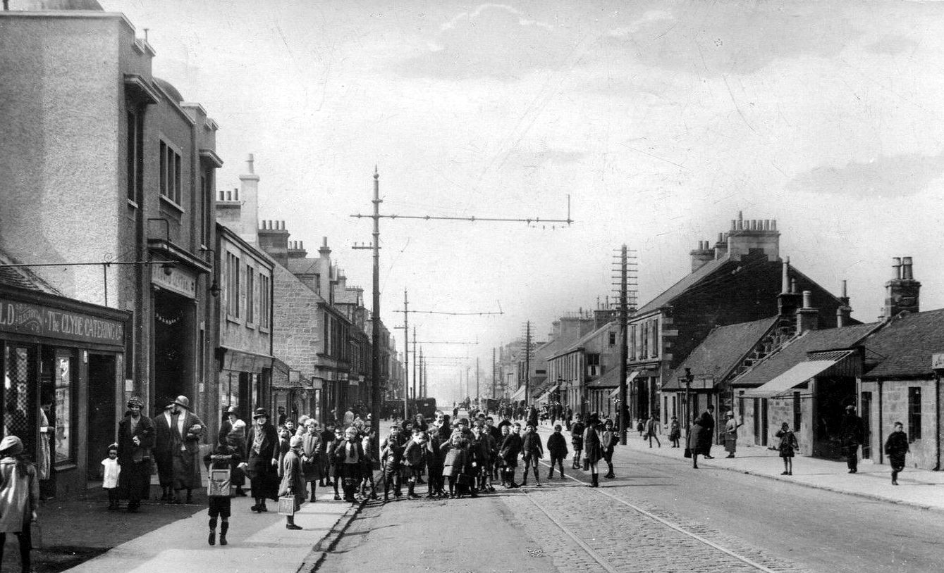 Tour Scotland Old Photographs Union Street Larkhall Scotland