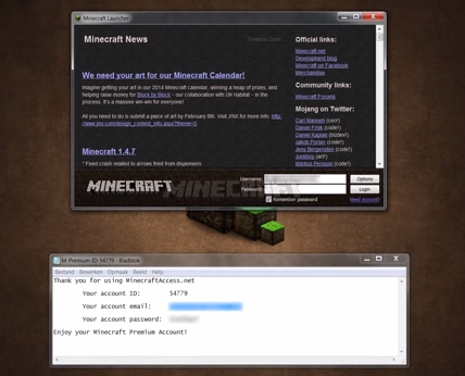Minecraft Premium Account FREE