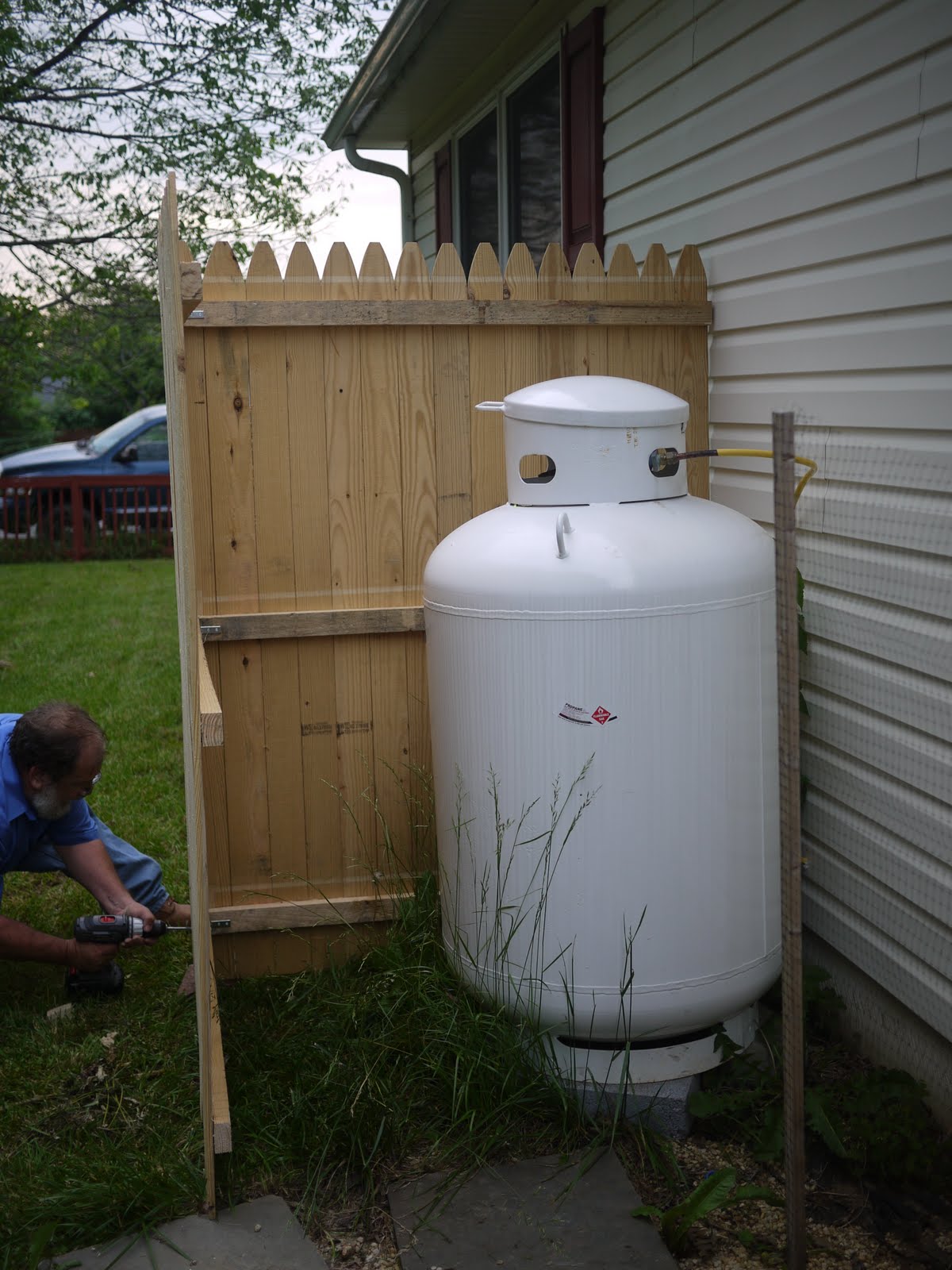 Pembroke Lane Cover Up That Gas! Building a Propane Tank Hide Away Cover