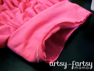 Refashioned Ruffle Skirt | artsy-fartsy mama