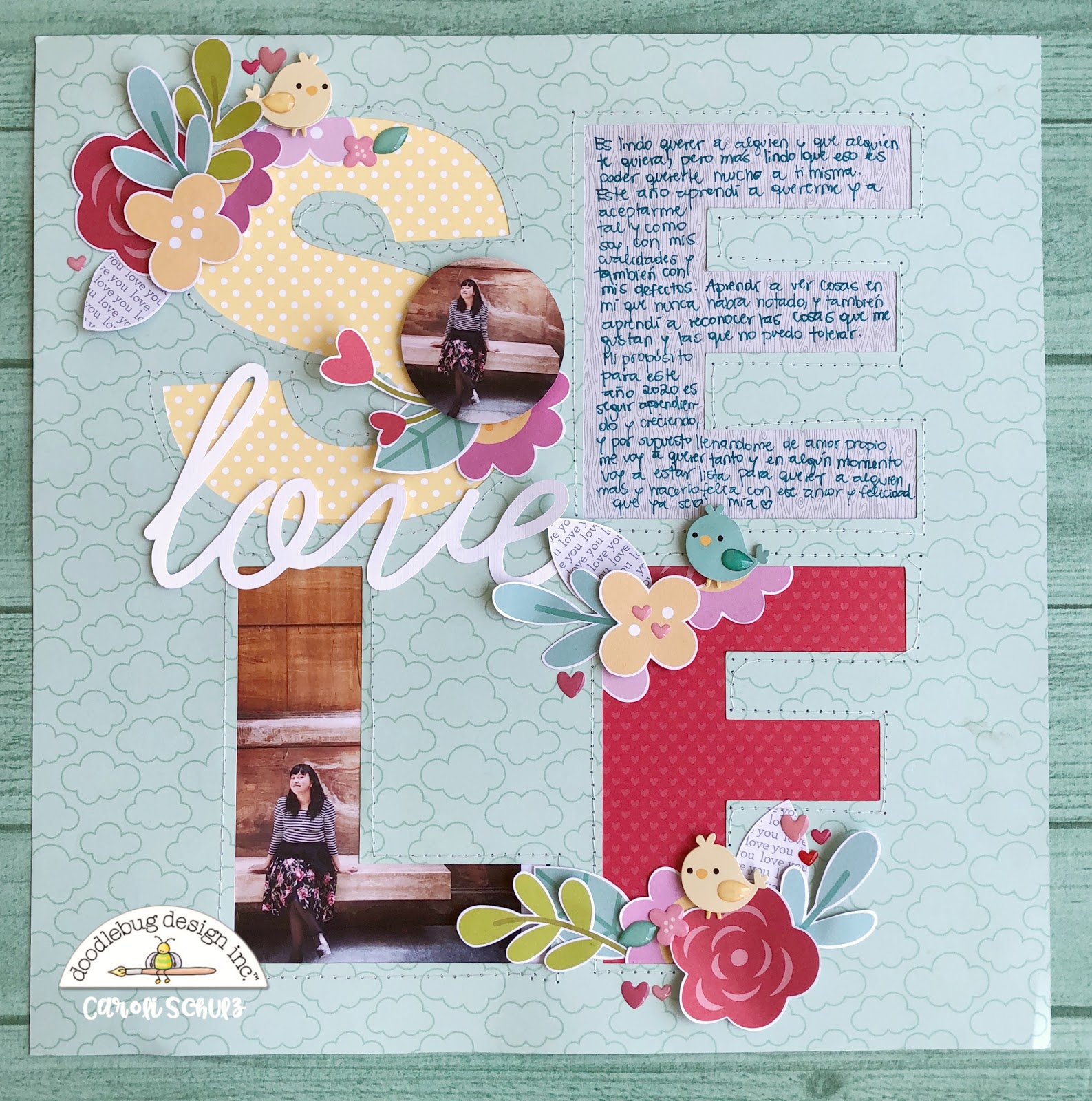 Doodlebug Design Inc Blog: LOVE NOTES Layout | with Caroli