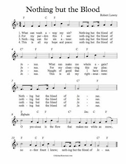Solfa of What can wash away my sin, nothing but the Blood of Jesus (Ki l'o le w'ese mi nu, kosi leyin Eje Jesu, A Eje y'ebiye)