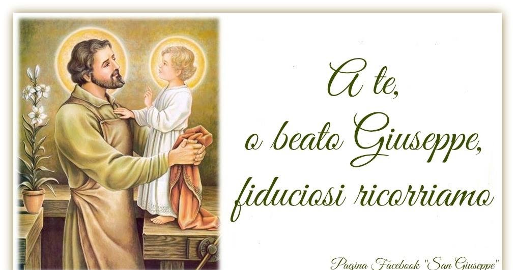 Sette Suppliche A San Giuseppe La Santa Famiglia di Nazareth: A TE, O BEATO GIUSEPPE