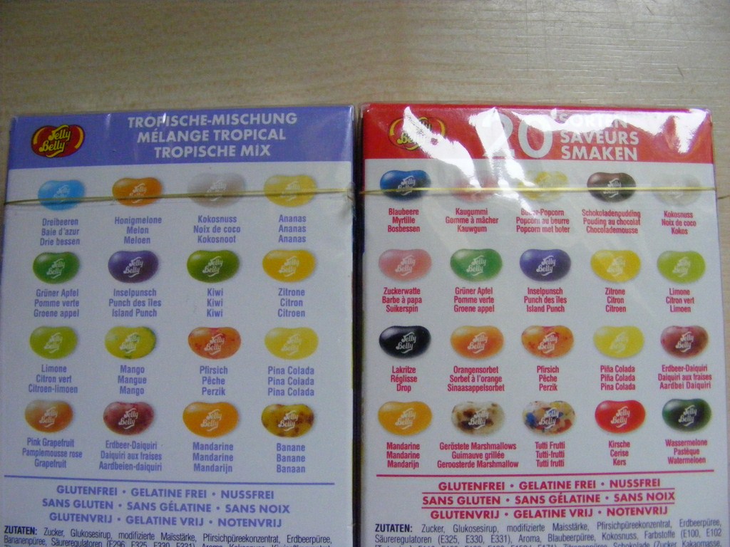 100 quotidien sans importance Jelly Belly
