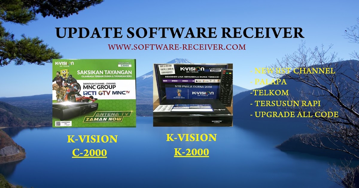 Software KVision Bromo C2000 K2000 New List channel 2020