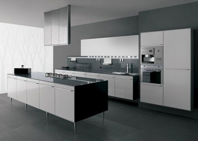 Decora el hogar: Cocinas de color blanco y negro