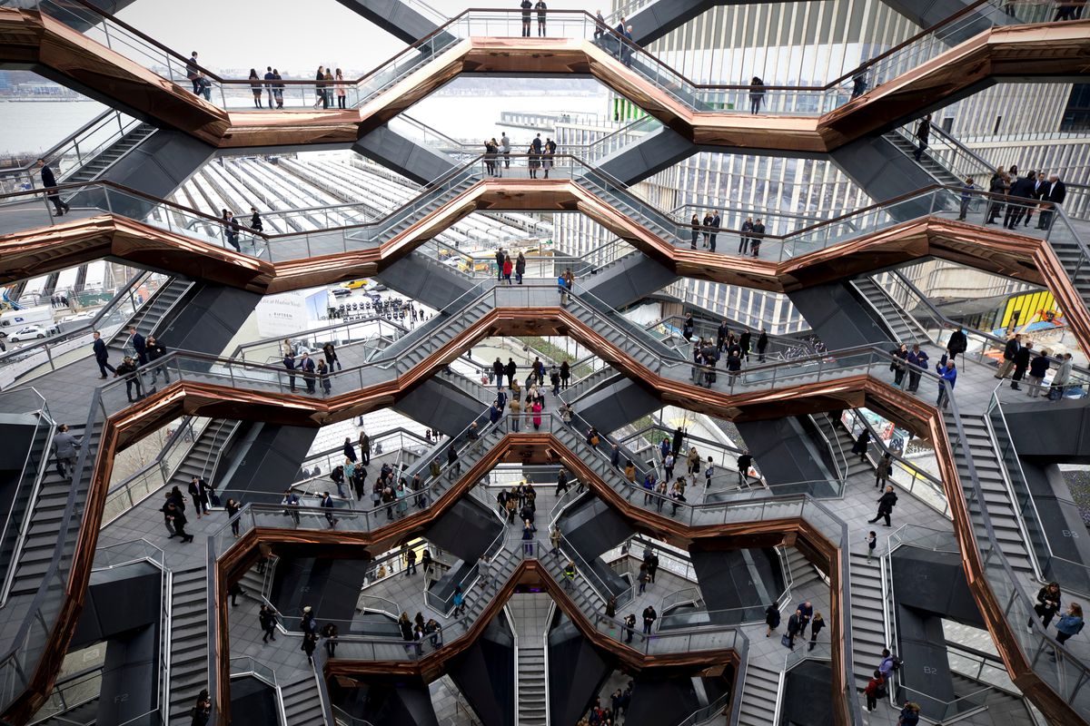 The Amazing World Vessel (TKA), Hudson Yards Redevelopment Project, Manhattan, New York City, USA