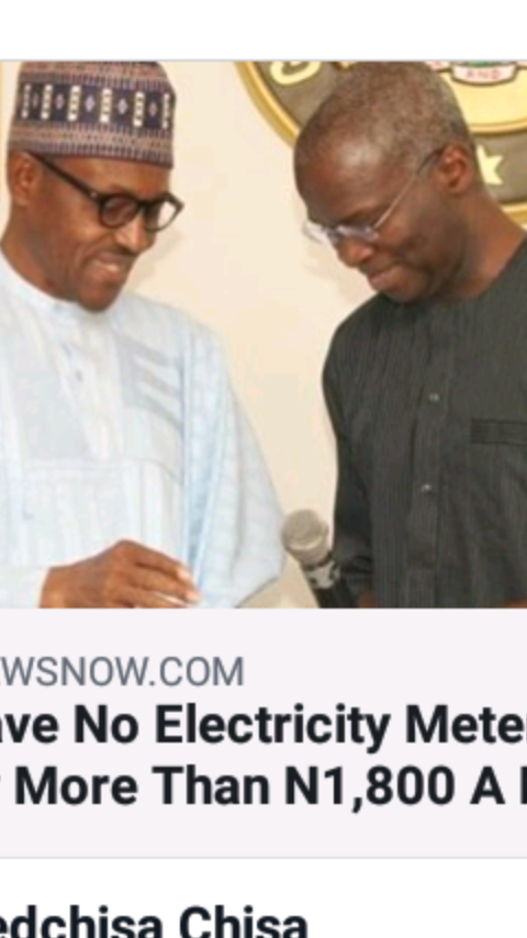   ‘If You Have No Electricity Meter, Don’t Pay More Than N1,800 A Month’    By Adedoyin Gold 