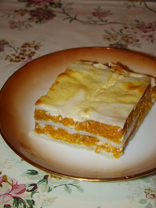 Lasagna dulce cu dulma - dukan style
