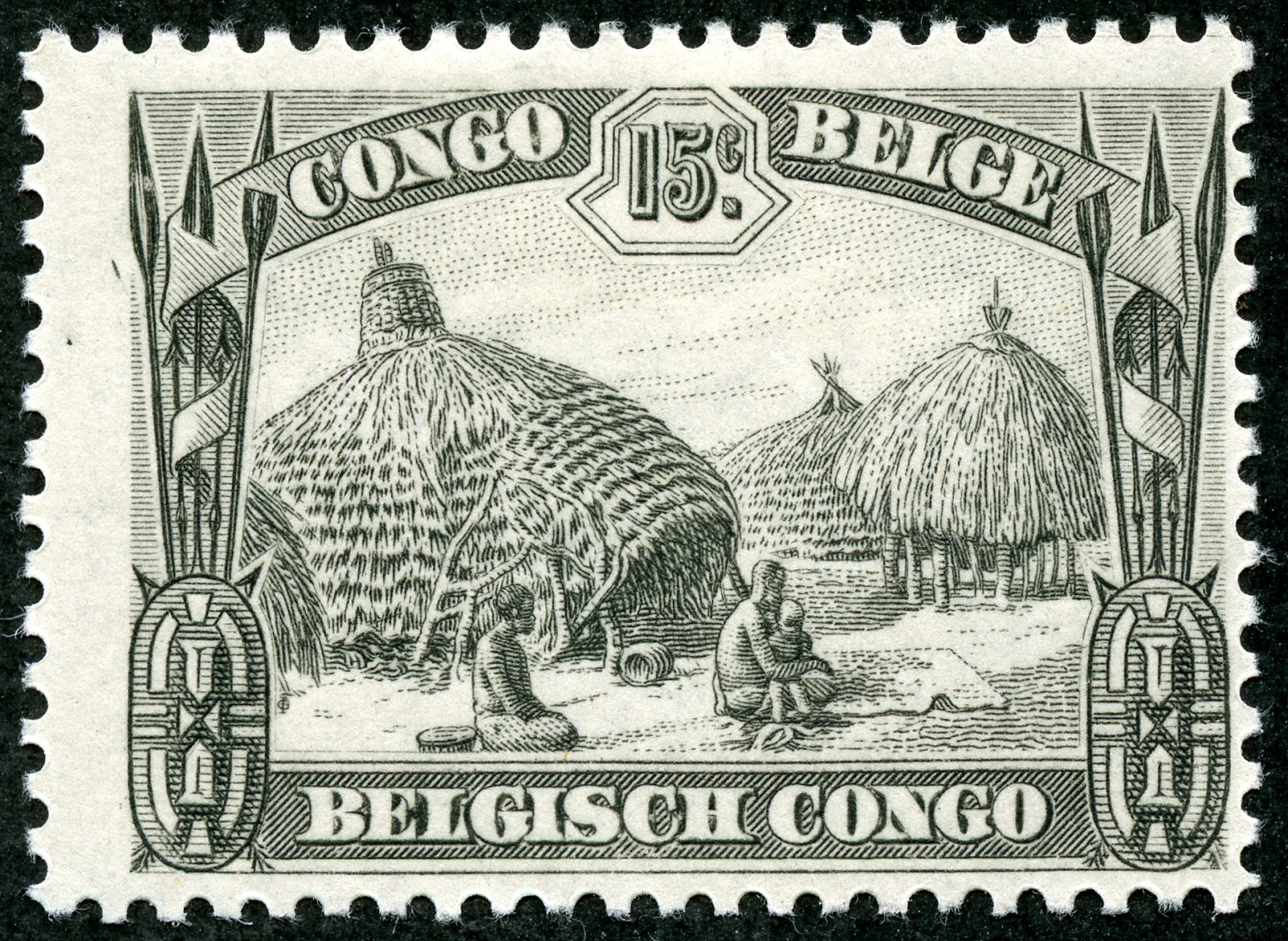 Big Blue 18401940 Belgian Congo Stamps Part II A closer look