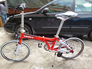 folding bike trinx