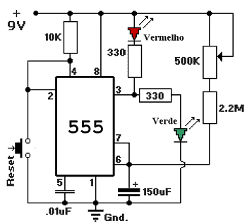 Circuitos Eletrônicos.: Temporizador fácil de 10 minutos ... pci audio jack wiring 