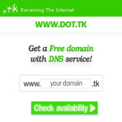 Free Dot TK Domain