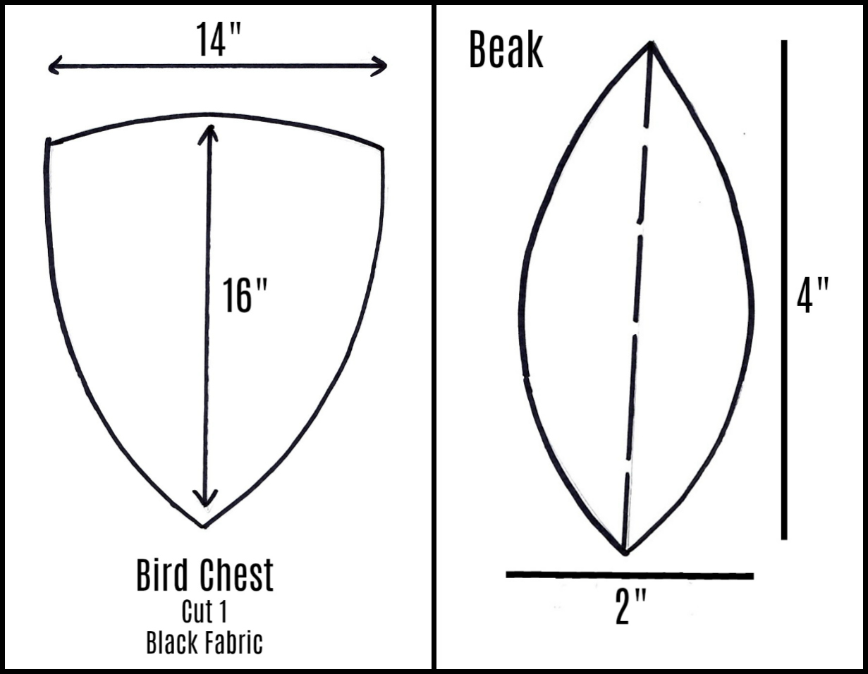 Mark Montano: Halloween Bird Costume Pattern