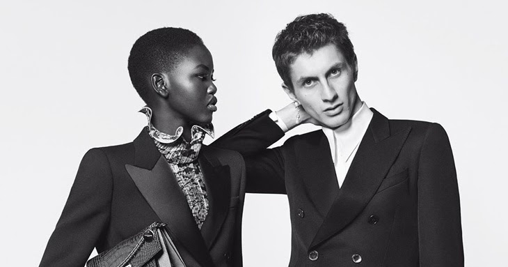 DIARY OF A CLOTHESHORSE: Adut Akech for Givenchy’s Winter of Eden Campaign