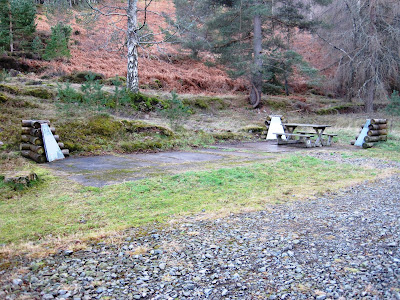 The lumber camp at Dalmochie, Pannanich, Deeside