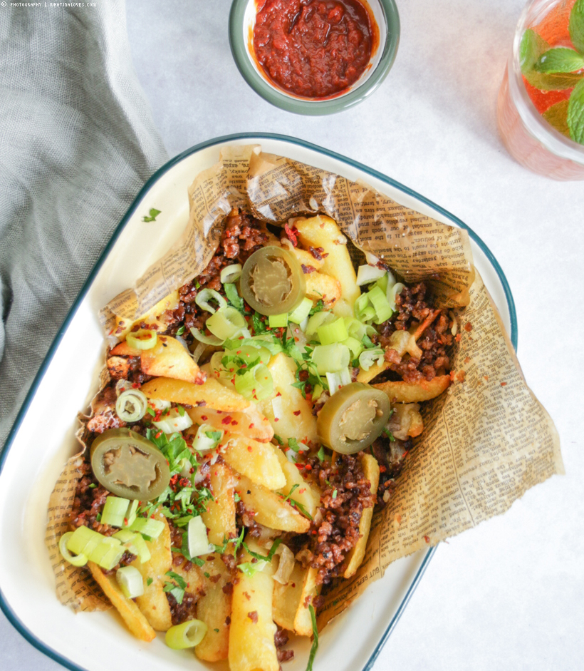 Vegan Chili Cheese Fries