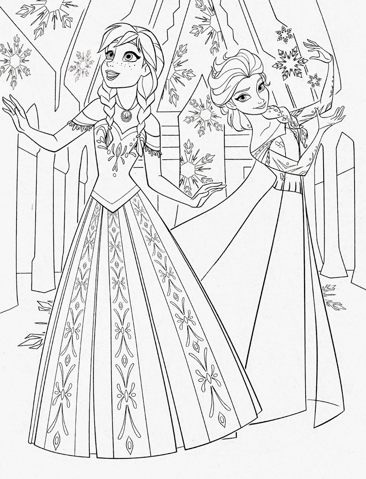 FUN & LEARN : Free worksheets for kid: Frozen , Disney Frozen coloring
