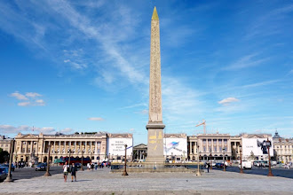 Paris : L'Obélisque de Louxor place de la Concorde, plus vieux monument de Paris, souvenirs d'un incroyable périple depuis l'Egypte - VIIIème 