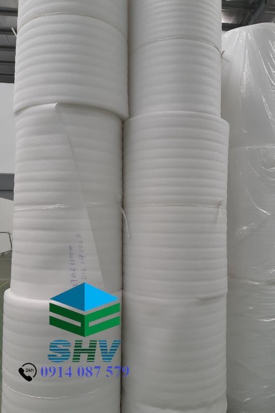 Cuôn Mút Xốp Gói Hàng Pe Foam Màu Trắng