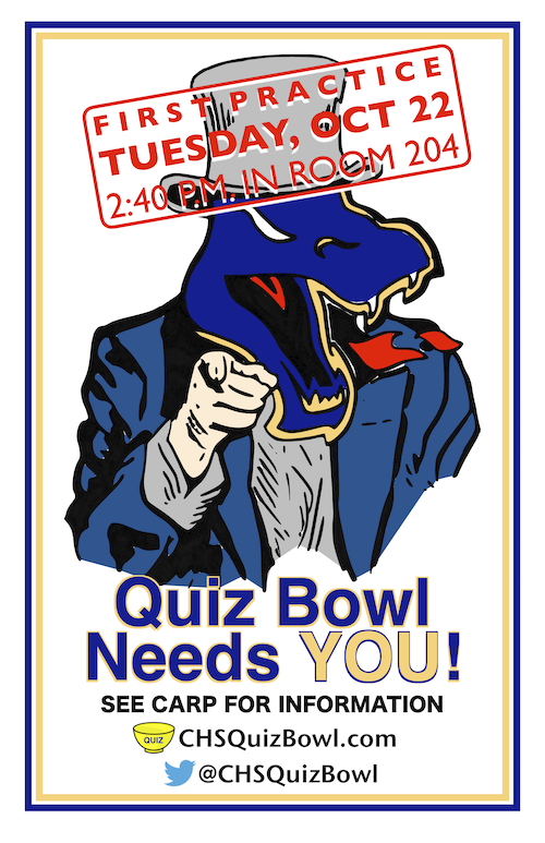Clintondale Quiz Bowl CHS Quiz Bowl Needs YOU!