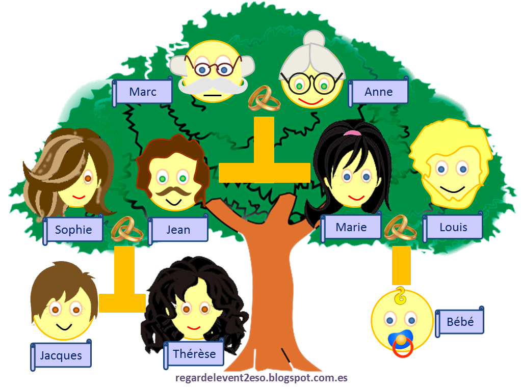 La famille est. Фамильное дерево. Генеалогическое дерево на французском языке. Дерево семьи на французском. Генеалогическое дерево рисунок.