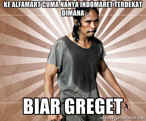 Kumpulan Meme Indomaret vs Alfamart yang Dijamin Bikin Ngakak