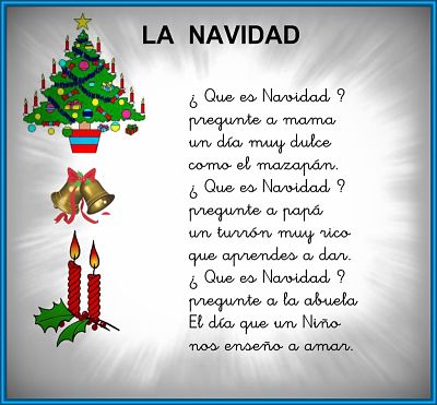 Poemas de Navidad cortos.