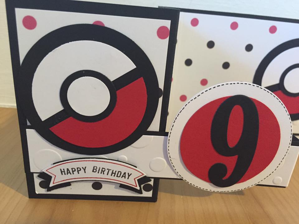 All Inked Up: Pokemon go birthday card