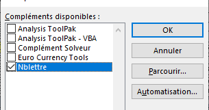 (micro)BOUM EXCEL Office 365  Convertir les nombres en lettres