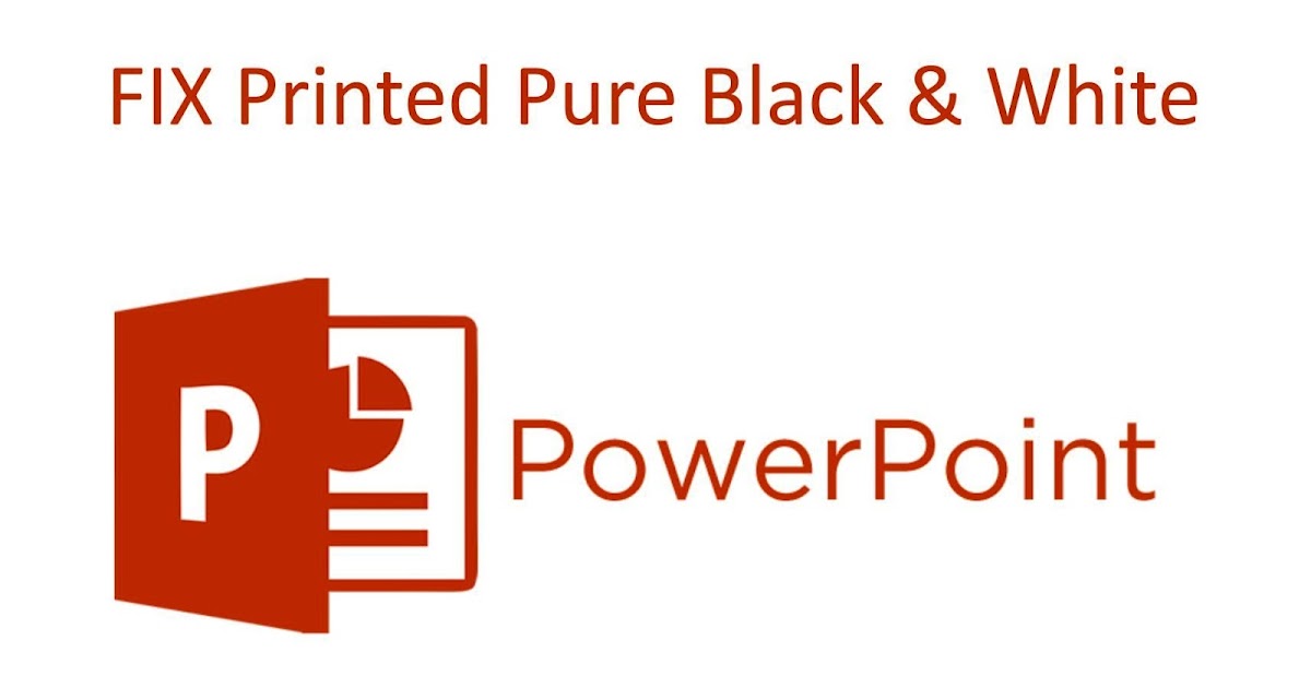 Cara Print Hitam Putih (Pure Black and White ) PowerPoint 2013 dan 2016 Santri Dan Alam