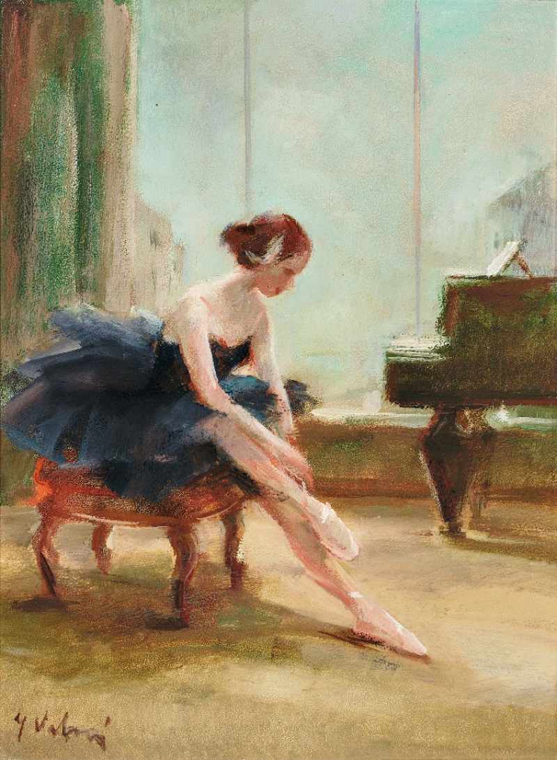 "Ballet Dancers" by Miloslava Vrbova-Stefkova "Ballet Dancers" by Miloslava Vrbova-Stefkova