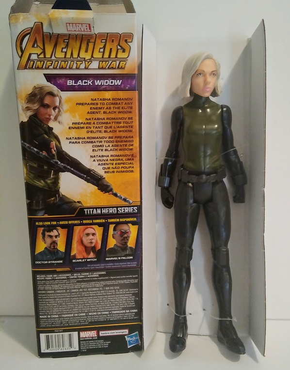 Marvel Avengers Infinity War SERIE TITAN HERO Black Widow 12" Action Figure 