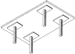 FIGURE 6 Flat slab system.