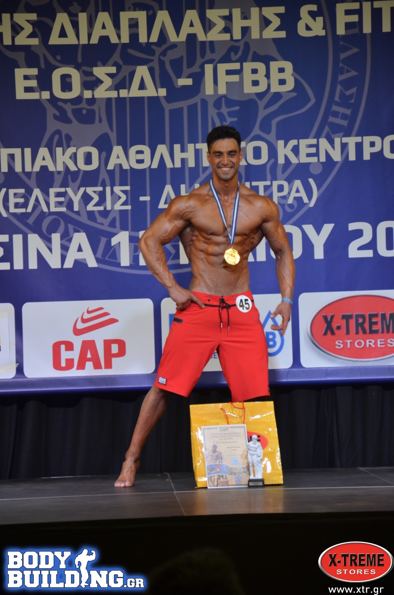 Greek Bodybuilders Νίκος Αγροδήμος IFBB Men's Physique Champion