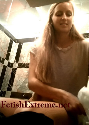 Ceiling Hidden Cam Porn - Hidden cam in public toilet ceiling films women peeing, cleaning their wet  pussies and flushing the toilet (American Toilet 02) | FetishExtreme.net